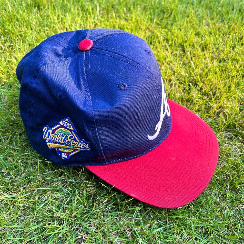1996 Atlanta Braves World Series patch hat